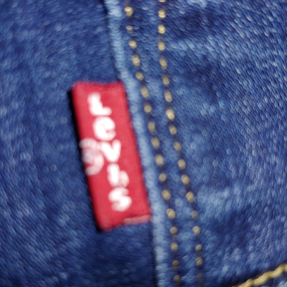 EUC Women’s Levi’s Classic Straight-Leg Jeans in Lapis Dark Horse – Size 14 - Picture 6 of 10